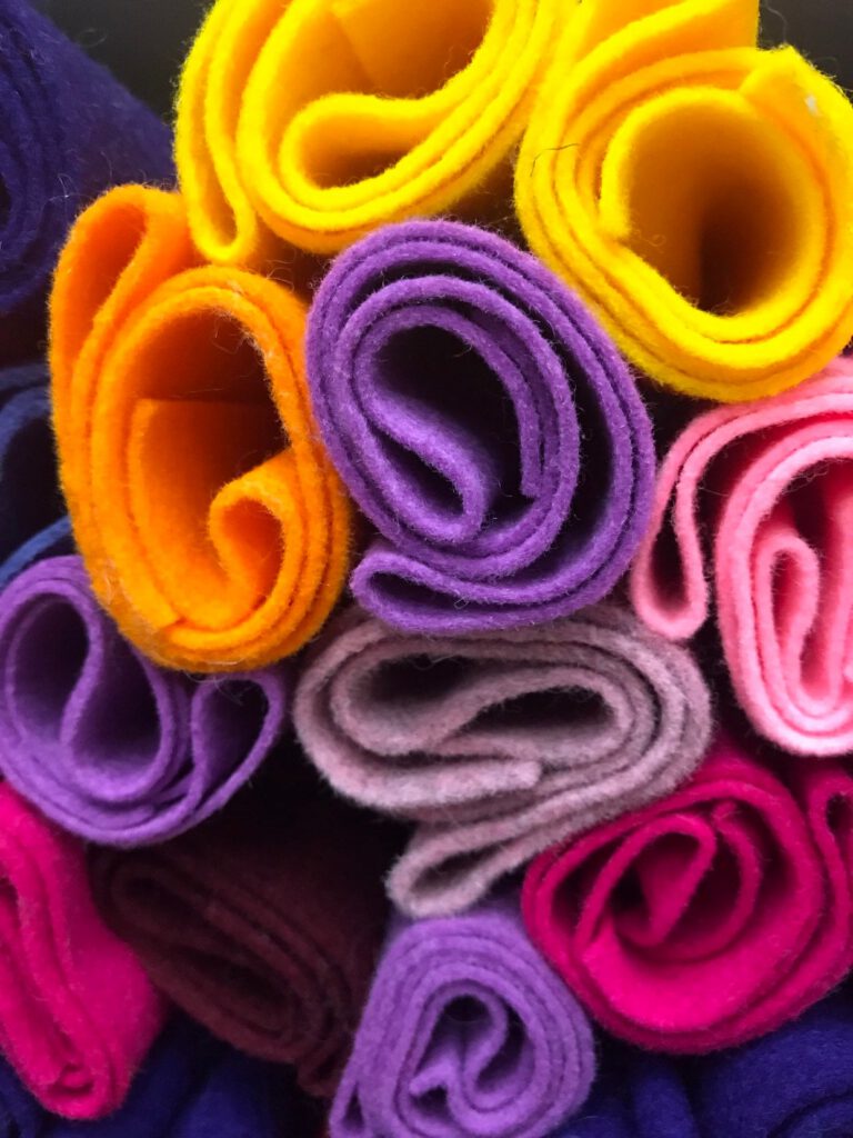 Large Sheets - Pure Wool Felt - 40 x 40cm (15.75" x 15.75") 100% Wool