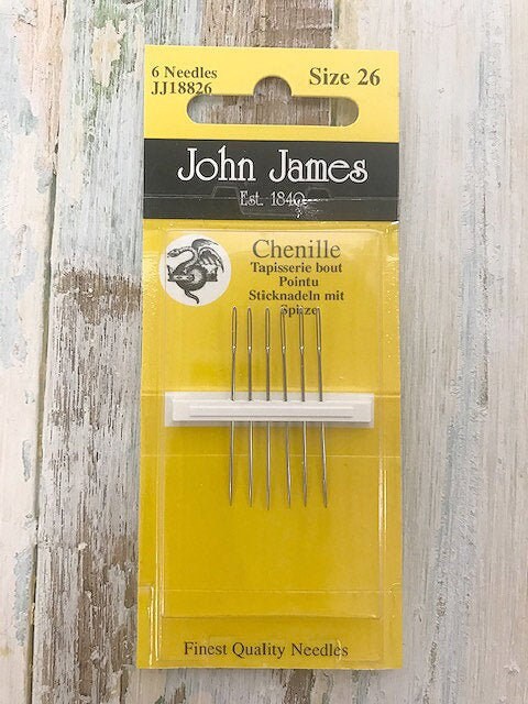 Chenille Needle size 26 - sharp point