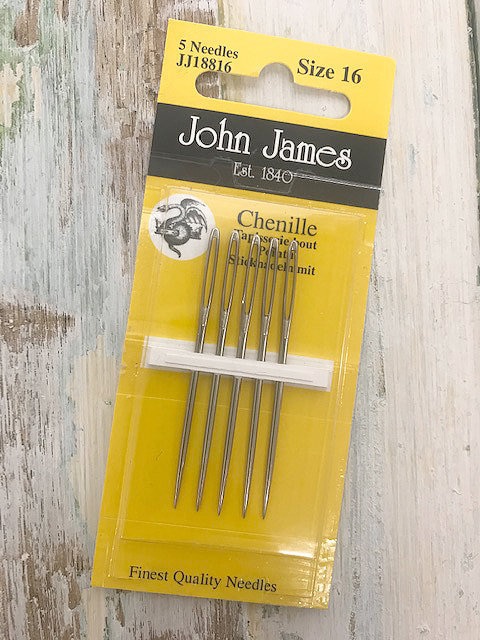 Chenille Needle size 16 - sharp point