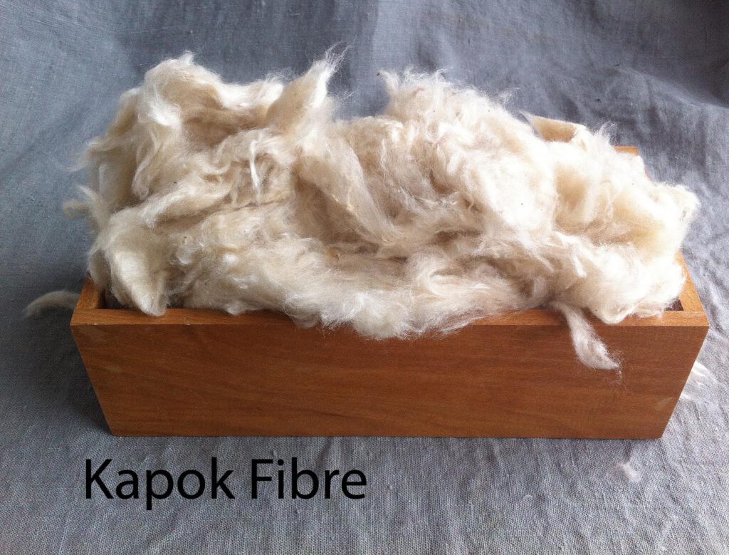 Kapok Fibre for Stuffing, 100% Natural, Java Cotton, silk-cotton, Samauma, Ceiba.