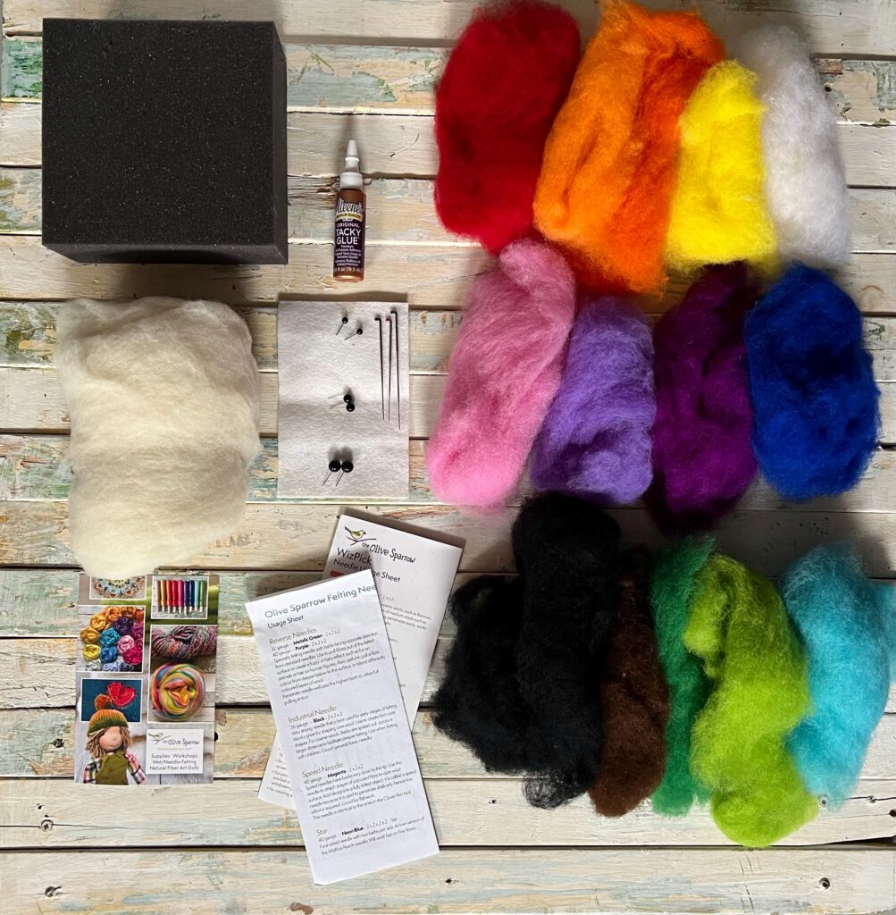 Needle Felting Starter Materials