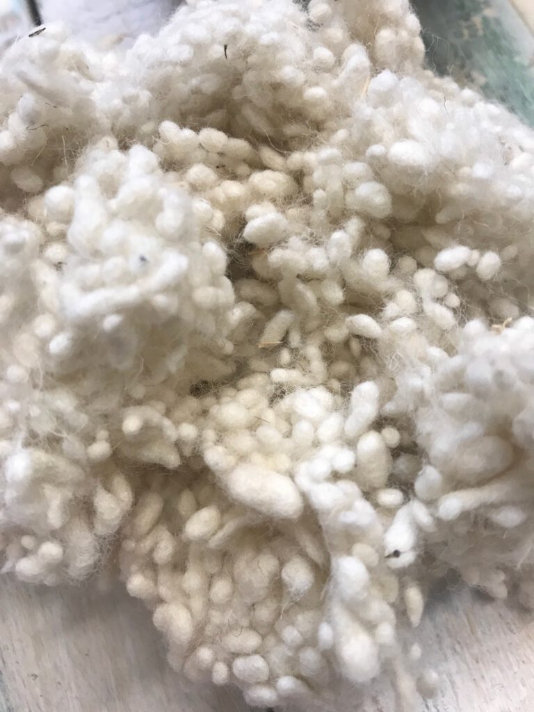 Neps – Wool – Natural – Undyed- Wet Felting and Needle Felting