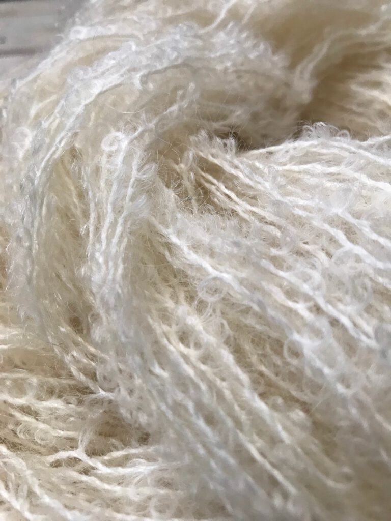 Undyed Boucle Yarn for Doll hair