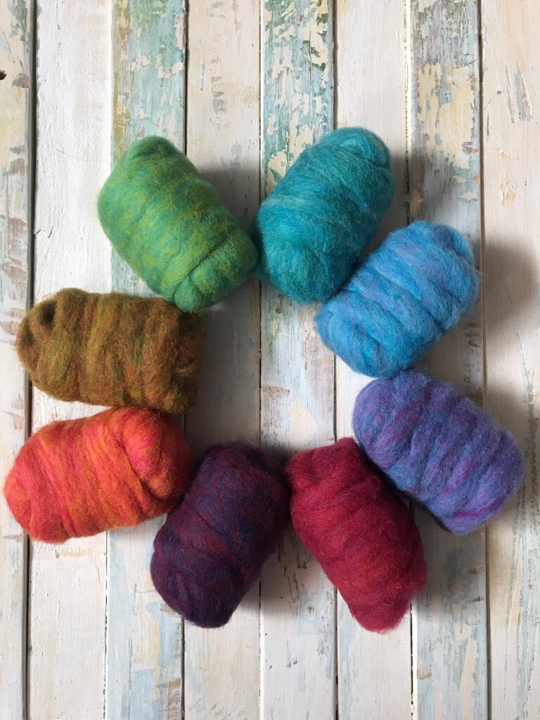 Corriedale Batt Sliver - 29/30 Micron