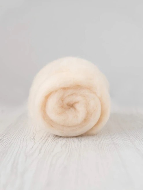 Merino Extra Fine Batt/Carded - 19 Micron - per 50g (1.76oz) units