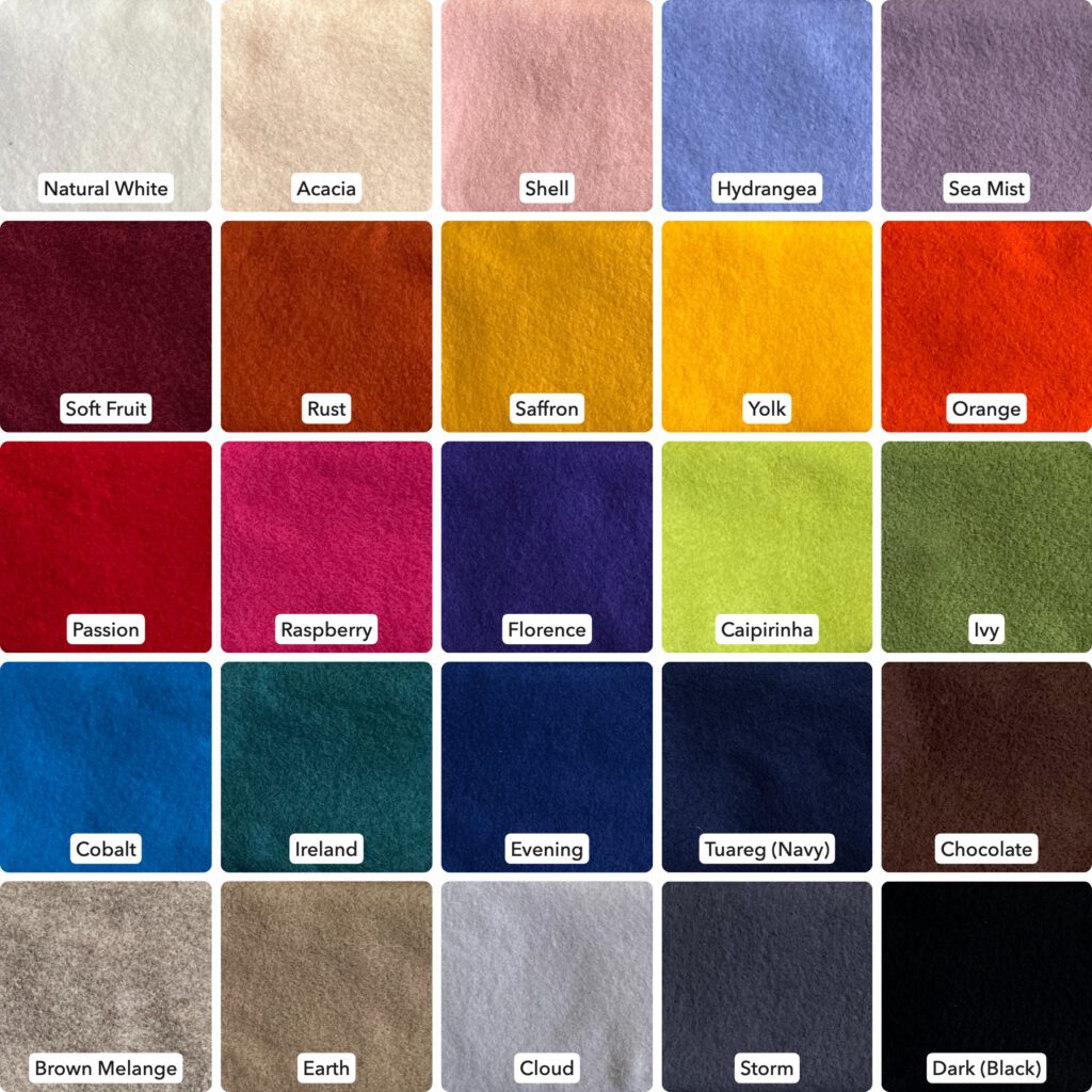 Merino Pre Felt, 50x50cm sheets (18 micron)