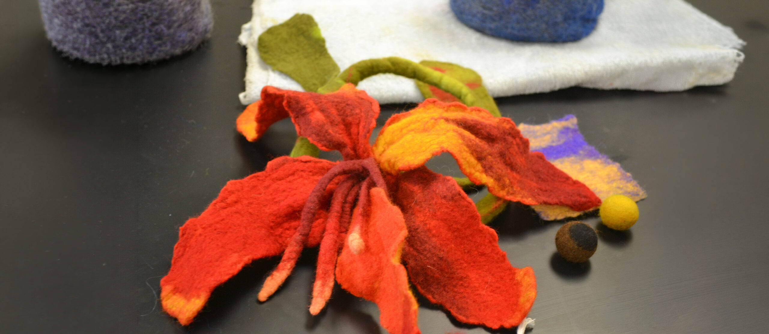 felted flower